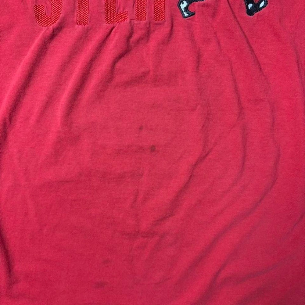 Red Hollister Co. baseball embroidered t-shirt - Picture 8 of 8